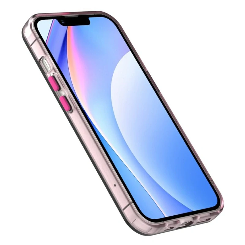 Kryt na iPhone 13 gumový Candy (podpora MagSafe) ružový