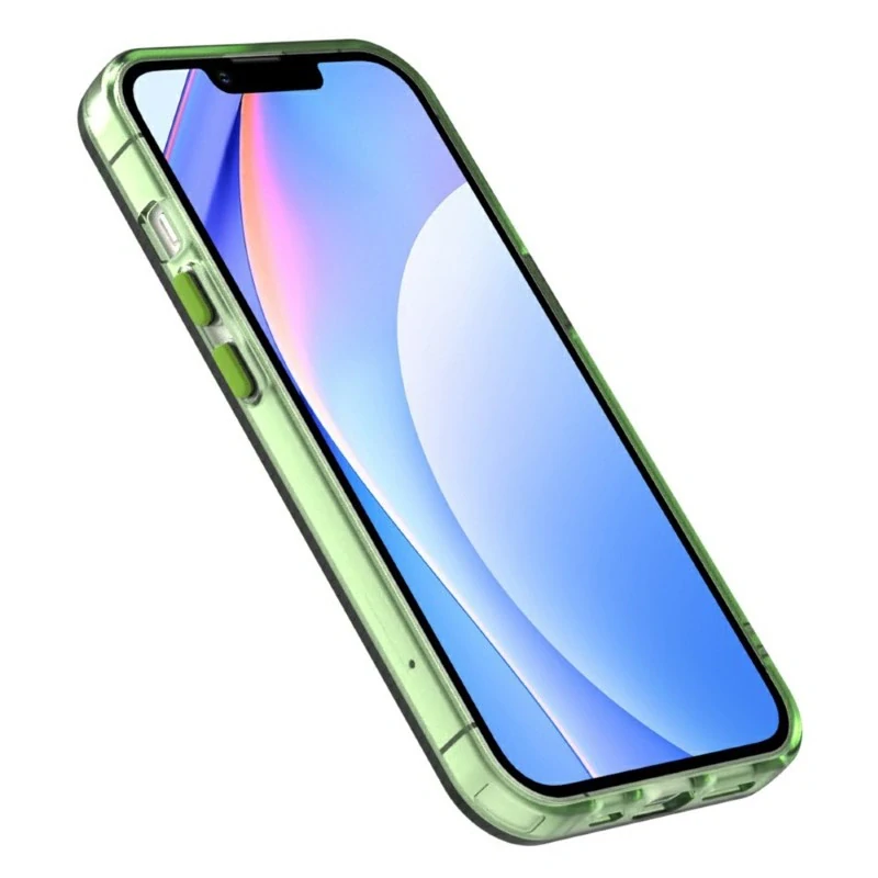 Kryt na iPhone 13 gumový Candy (podpora MagSafe) zelený