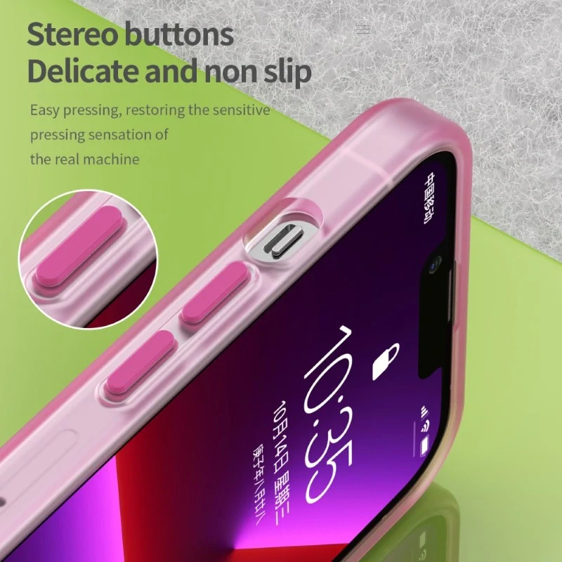 Kryt na iPhone 13 Pro gumový Candy (podpora MagSafe) ružový