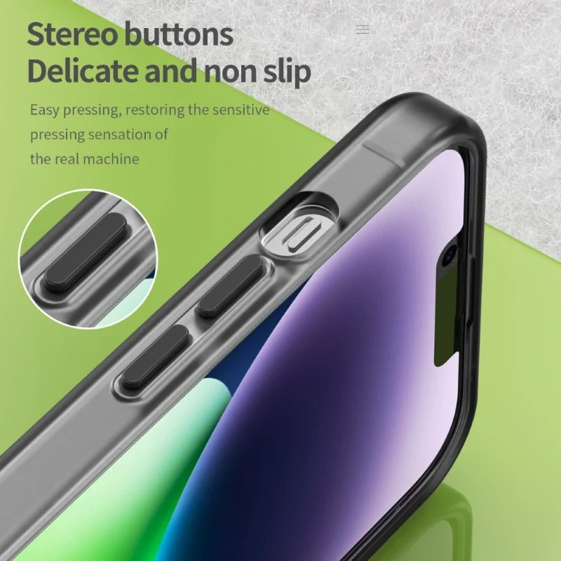 Kryt na iPhone 14 gumový Candy (podpora MagSafe) čierny