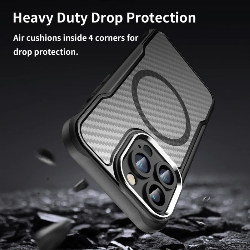 Kryt na iPhone 14 Pro odolný s podporou MagSafe čierny