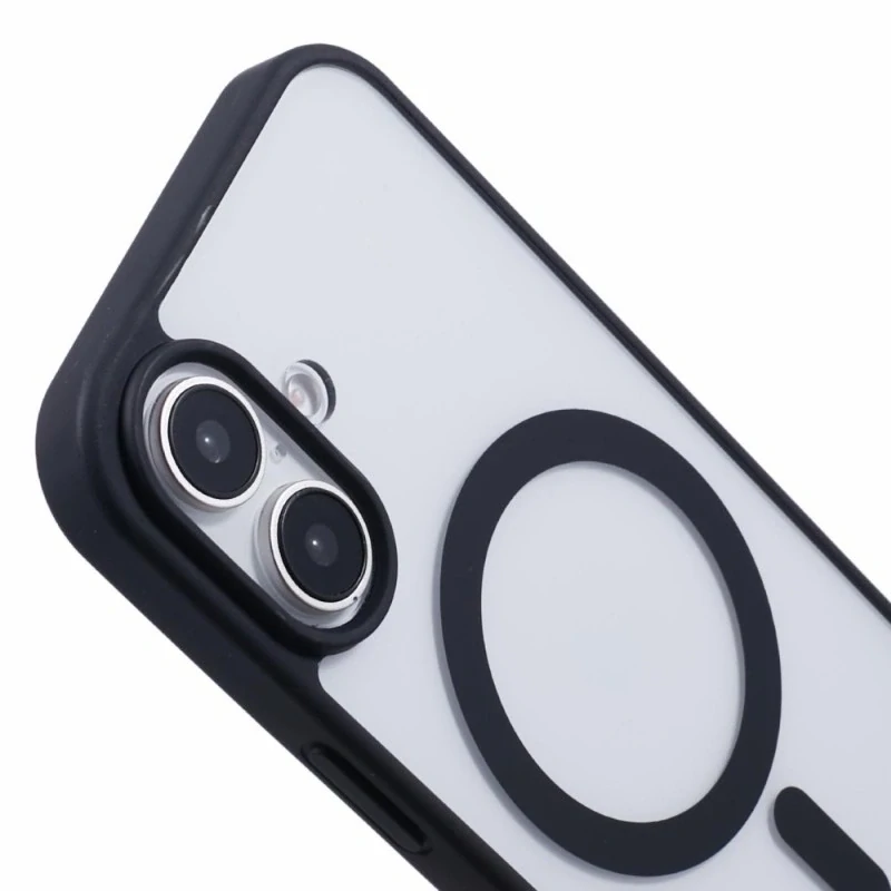 Kryt na iPhone 16 matný s podporou MagSafe čierny