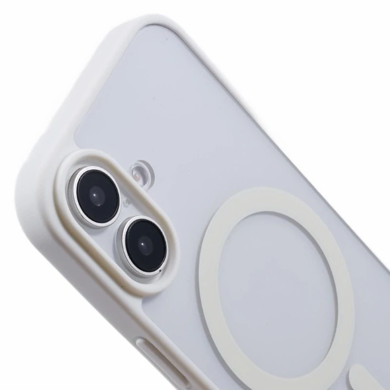 Kryt na iPhone 16 matný s podporou MagSafe biely