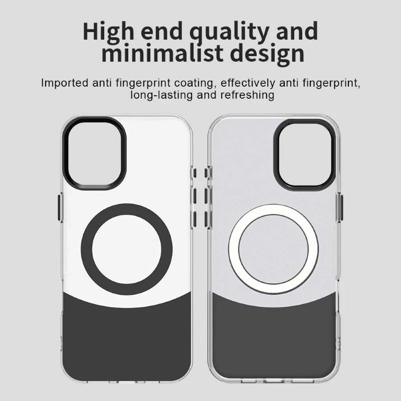 Kryt na iPhone 16 Split s podporou MagSafe čierny