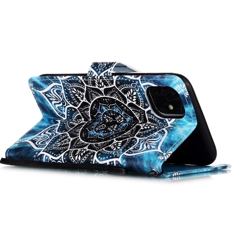 Puzdro pre iPhone 11 Mandala modré