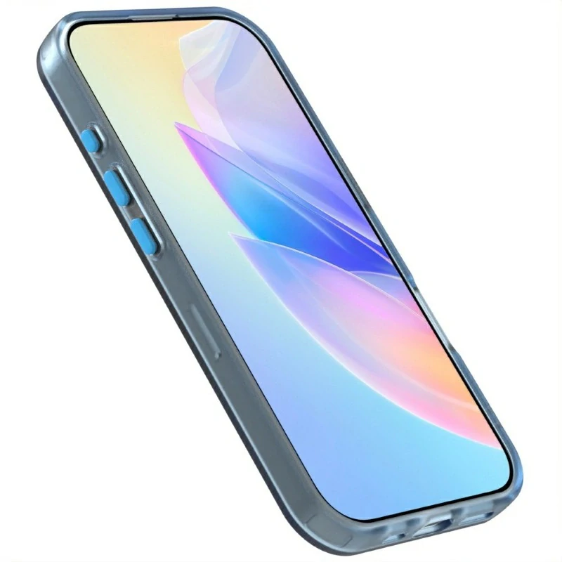 Kryt na iPhone 16 Pro gumový Candy (podpora MagSafe) modrý