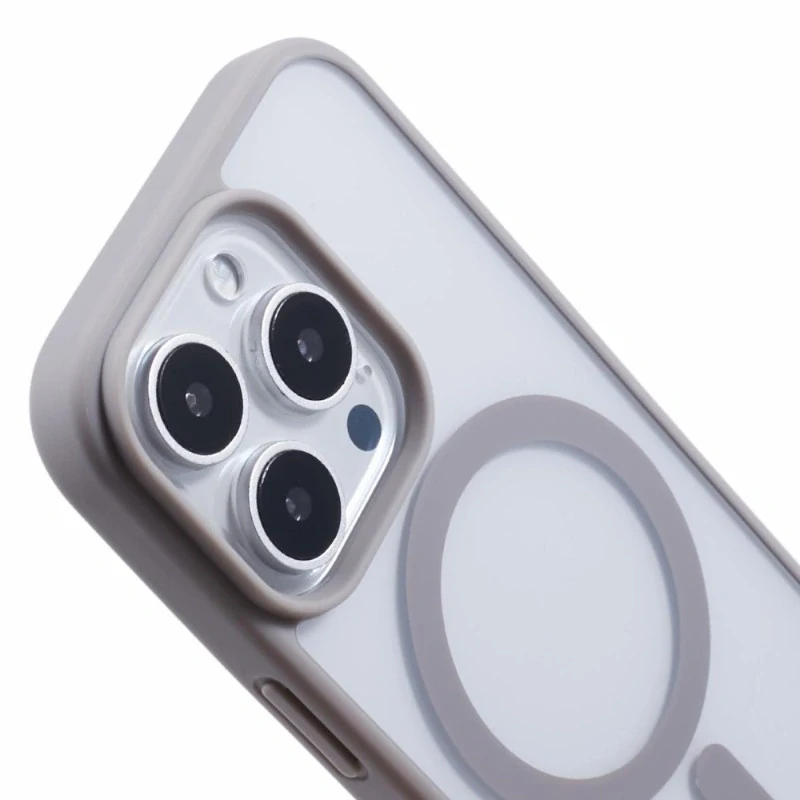Kryt na iPhone 16 Pro matný s podporou MagSafe biely
