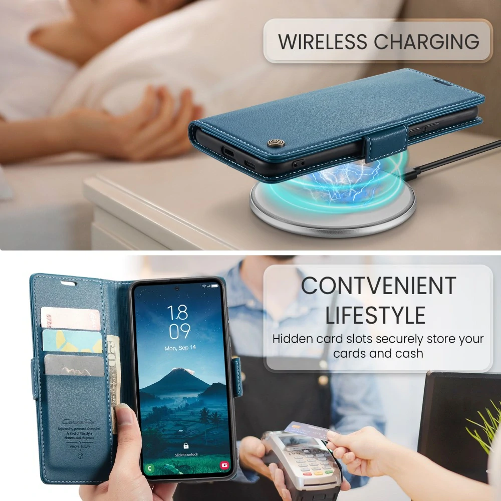 Puzdro na Samsung Galaxy S25 Ultra CASEME smooth modré