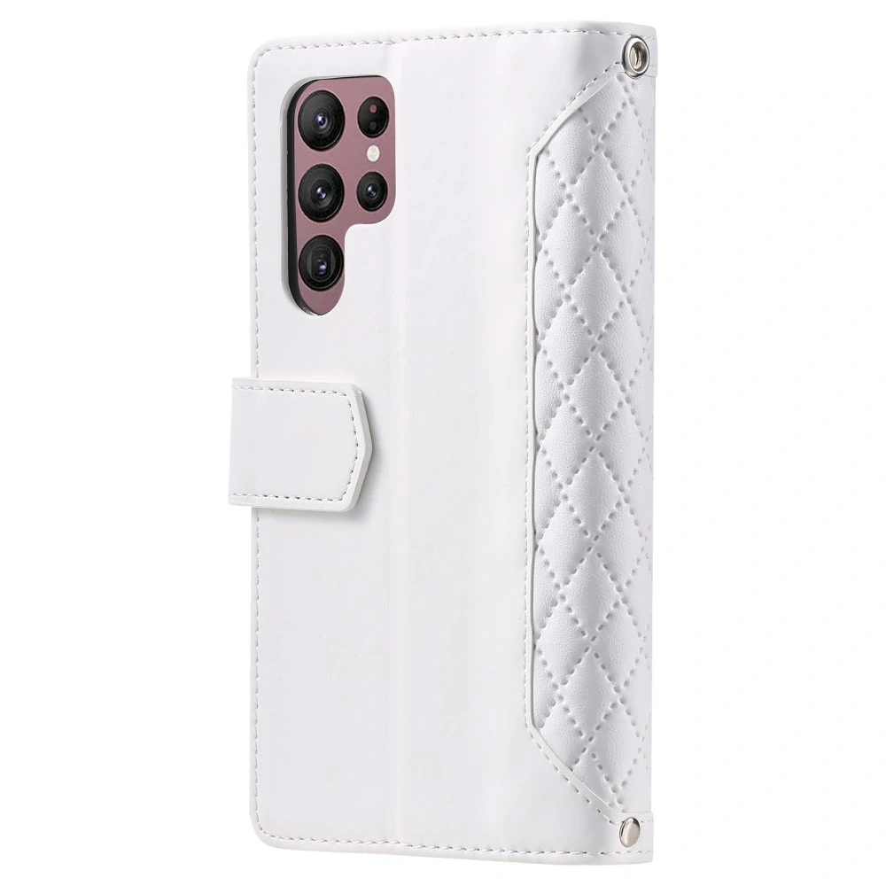 Puzdro na Samsung Galaxy S25 Ultra Luxury Double Layer biele
