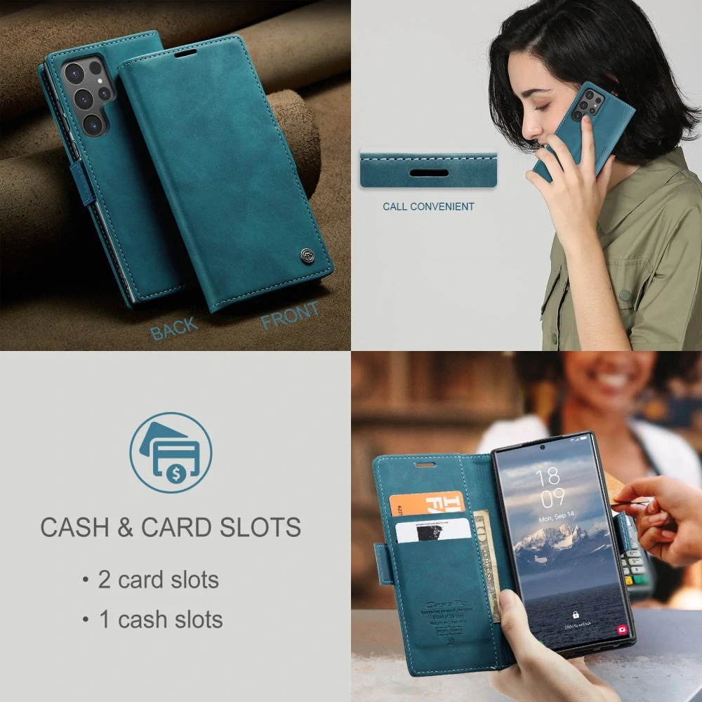 Puzdro na Samsung Galaxy S25 Ultra CASEME modré