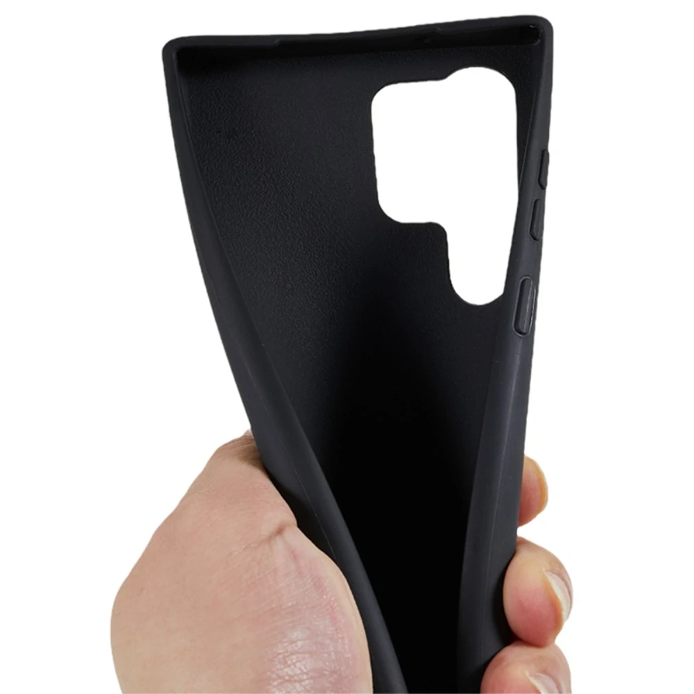 Kryt na Samsung Galaxy S25 Ultra gumový so šnúrkou na krk čierny