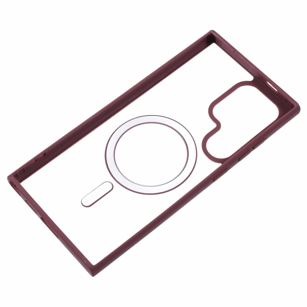 Kryt na Samsung Galaxy S23 Ultra matný s podporou MagSafe vínový