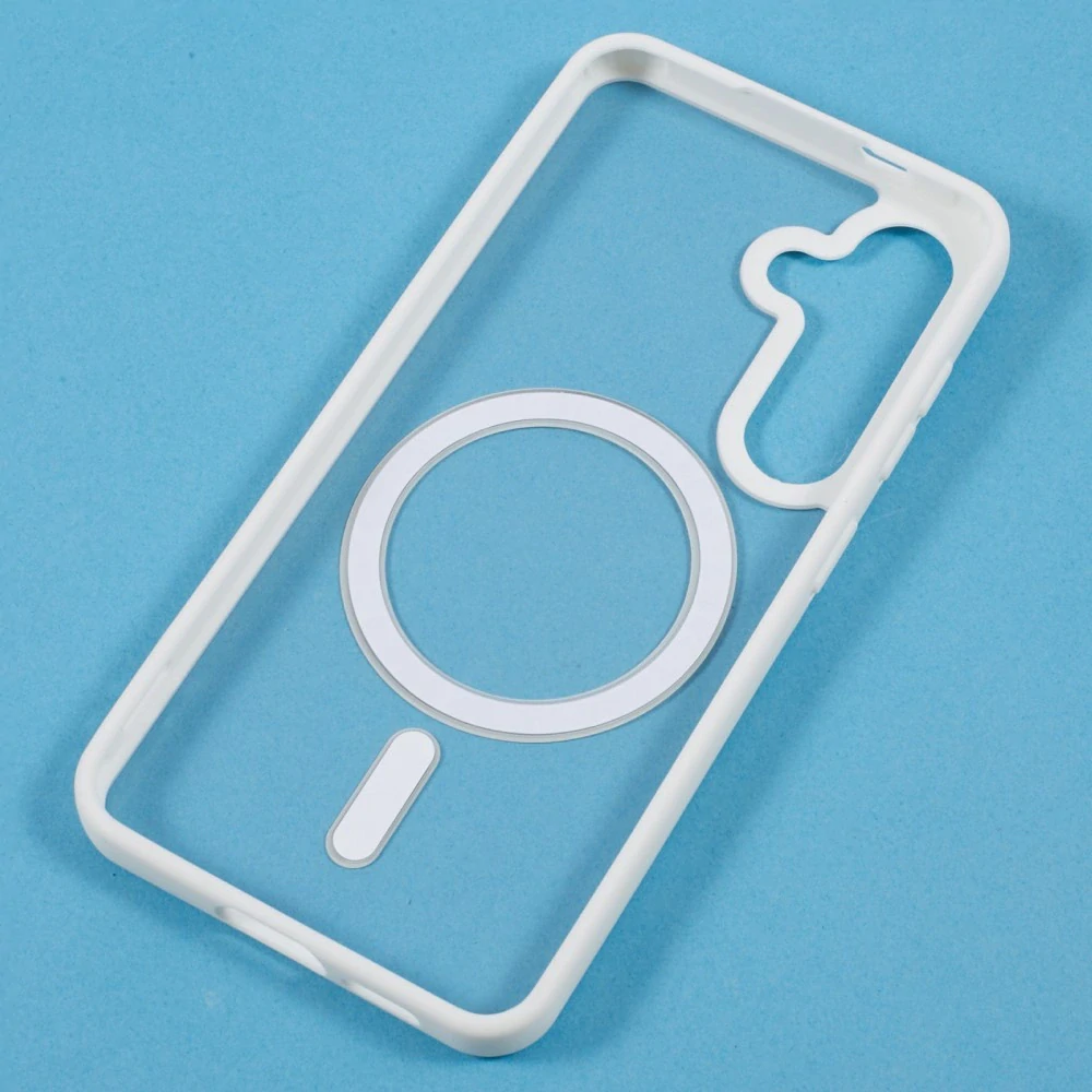 Kryt na Samsung Galaxy S24 matný s podporou MagSafe biely