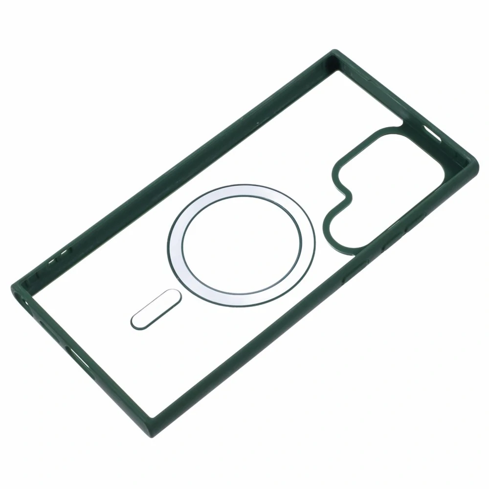 Kryt na Samsung Galaxy S24 Ultra matný s podporou MagSafe zelený