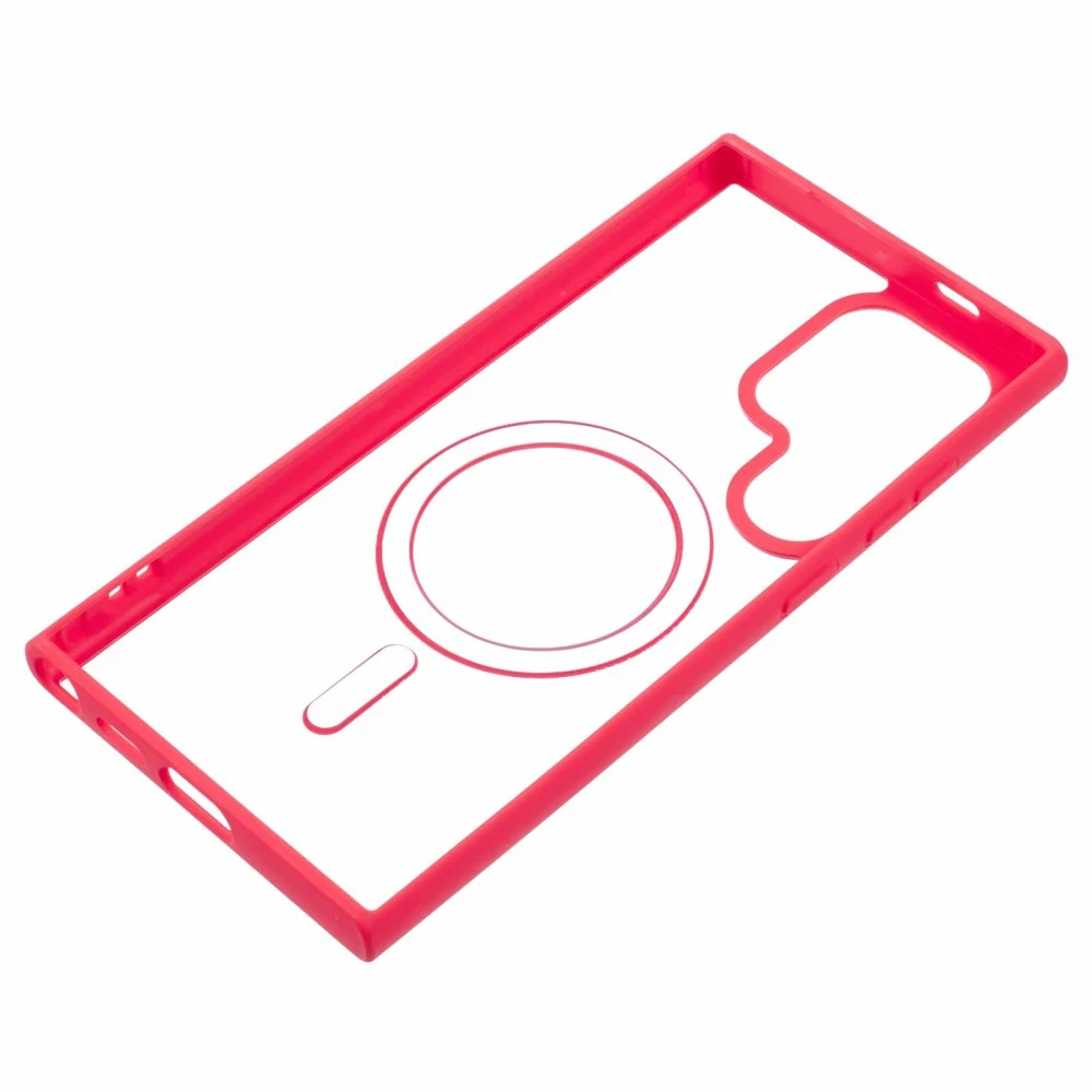 Kryt na Samsung Galaxy S24 Ultra matný s podporou MagSafe červený