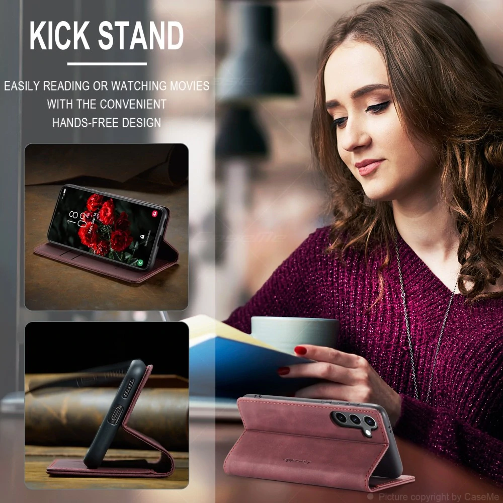 Puzdro na Samsung Galaxy S25 CASEME červené