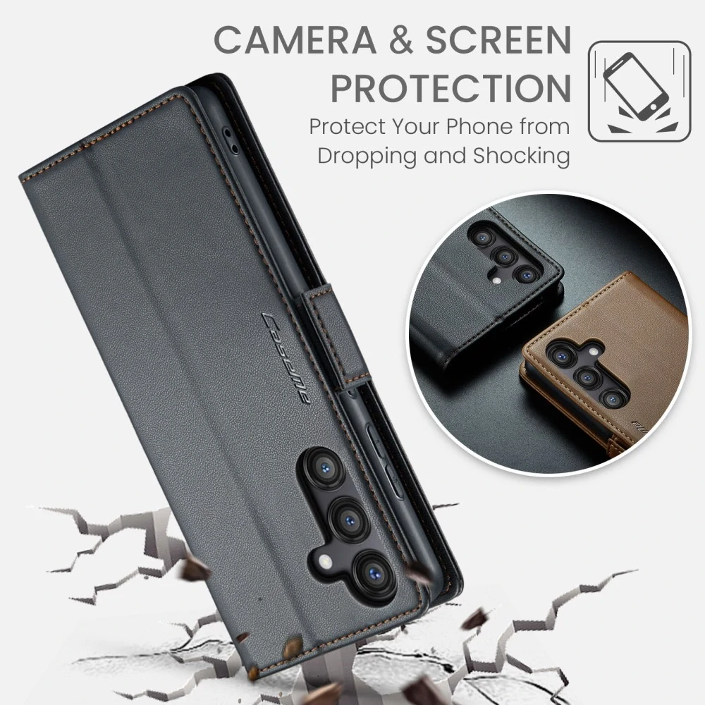 Puzdro na Samsung Galaxy S24 FE CASEME smooth čierne