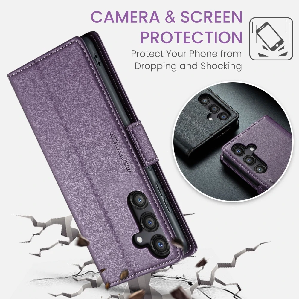 Puzdro na Samsung Galaxy S24 FE CASEME smooth fialové