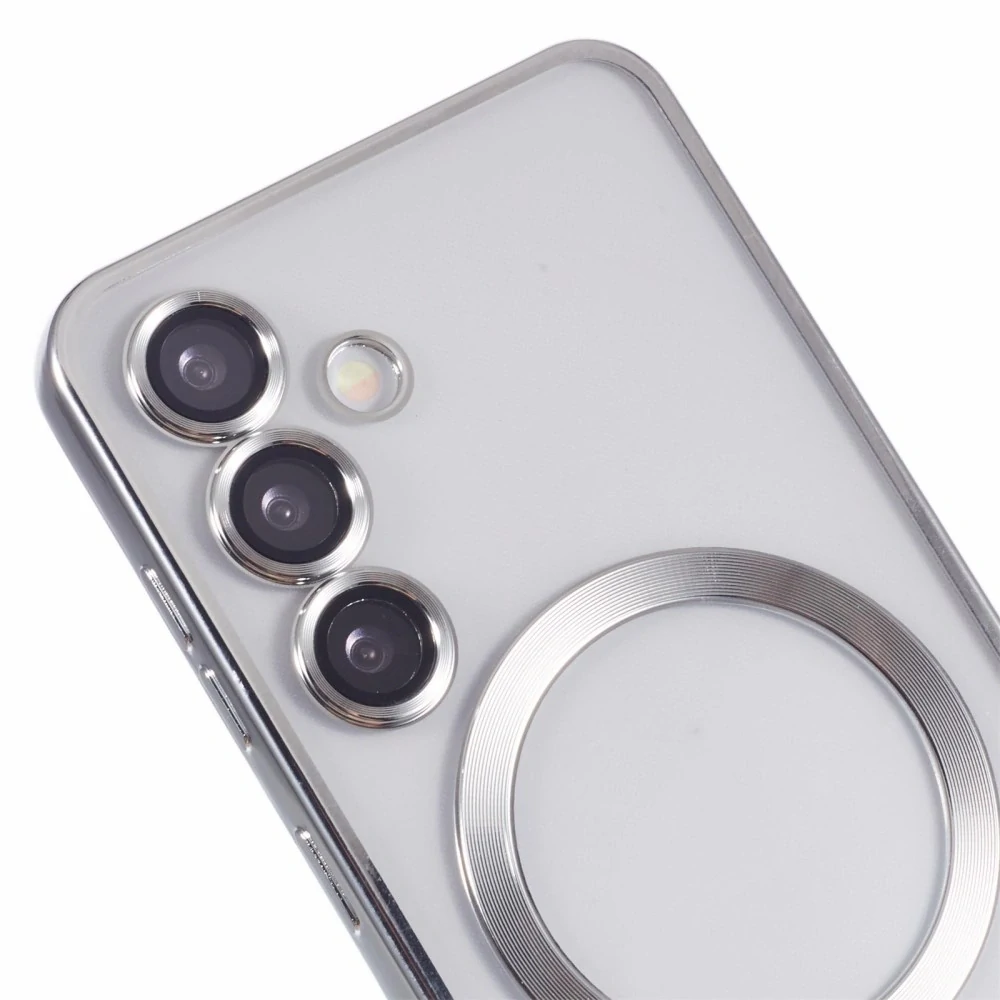 Kryt na Samsung Galaxy S23 s podporou MAGSAFE strieborný