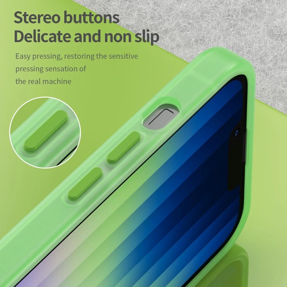 Kryt na iPhone 16E Candy s podporou MagSafe zelený