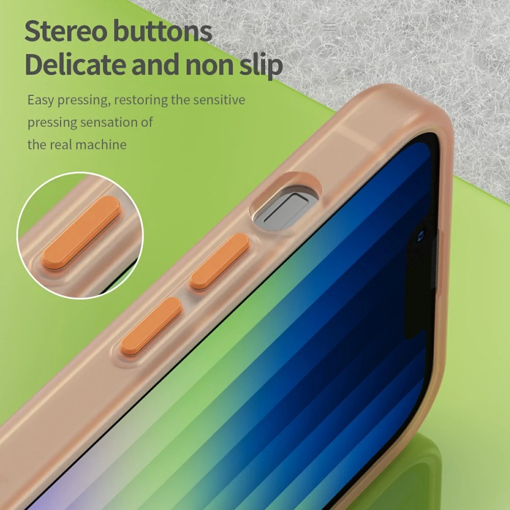 Kryt na iPhone 16E Candy s podporou MagSafe oranžový