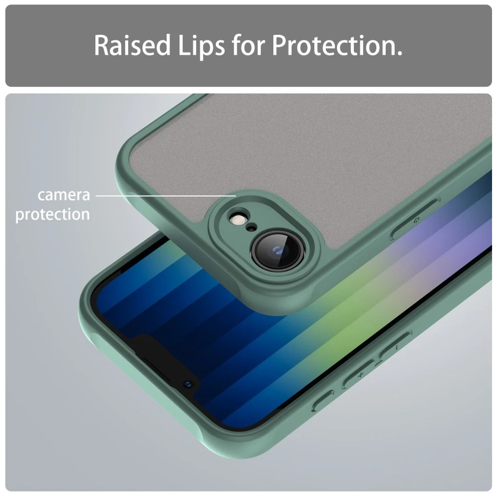 Kryt na iPhone 16E Frosted zelený