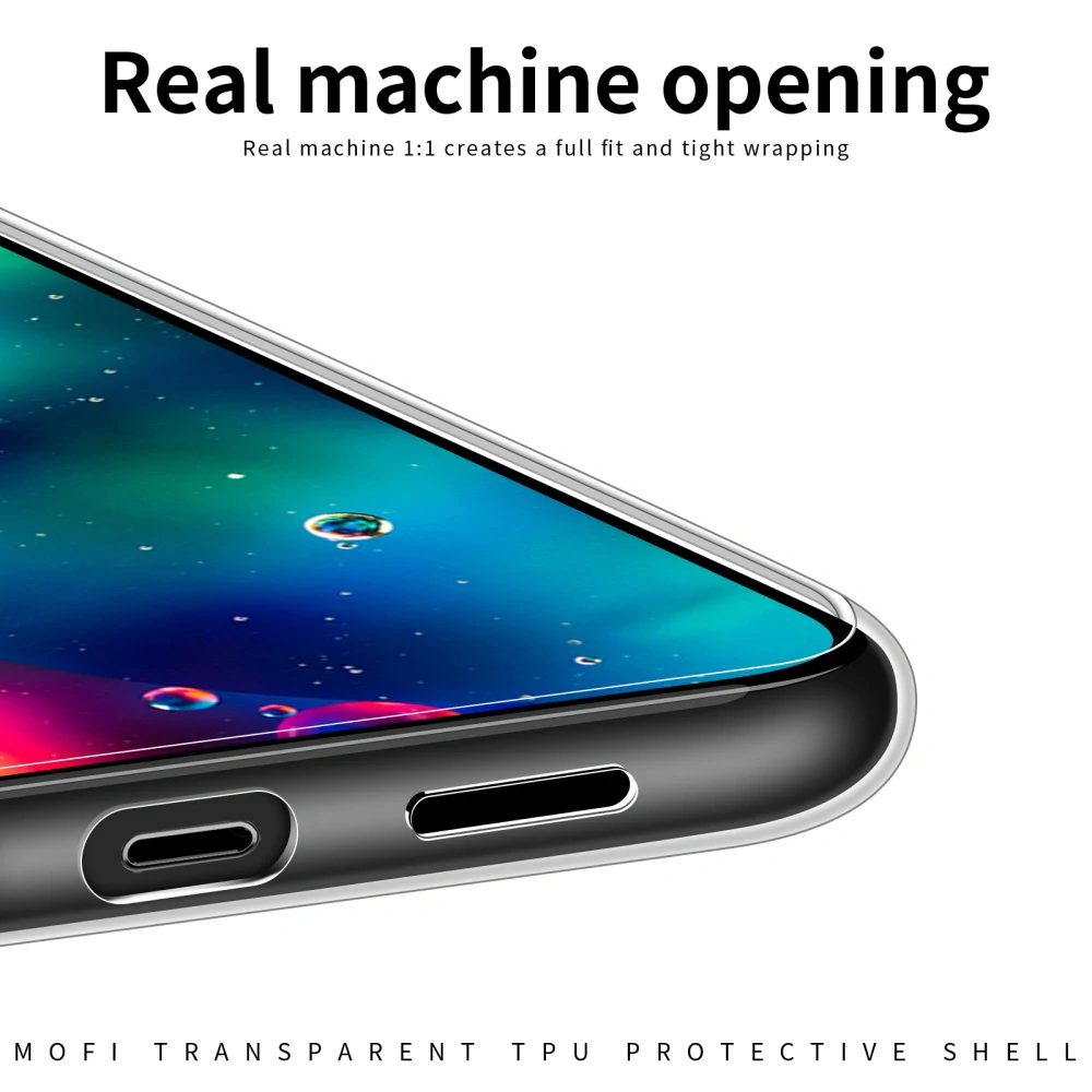 Kryt na iPhone 17 gumový MOFI číry