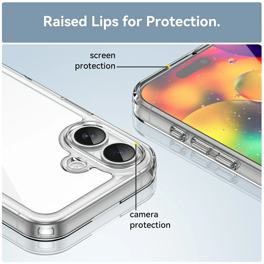 Kryt na iPhone 17 gumový odolný číry