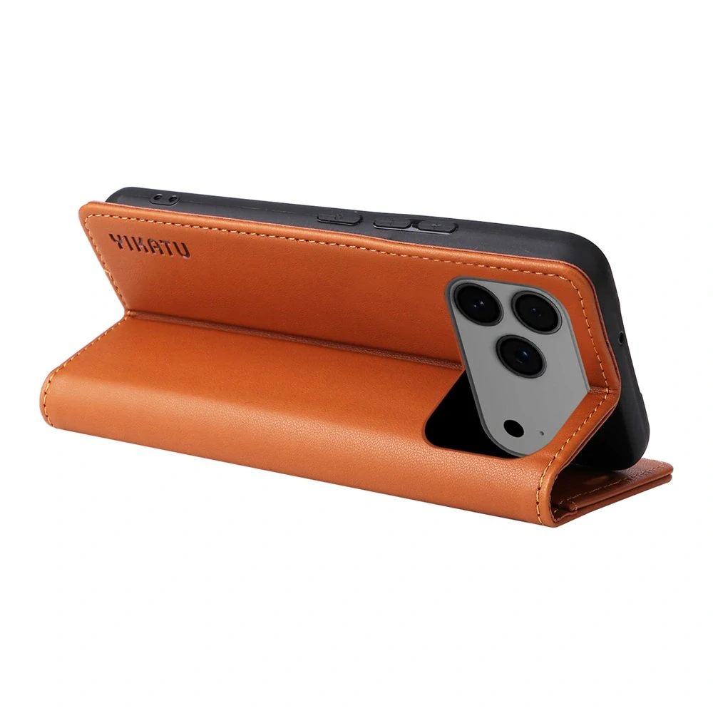 Puzdro na iPhone 17 Pro Max Yikatu hnedé