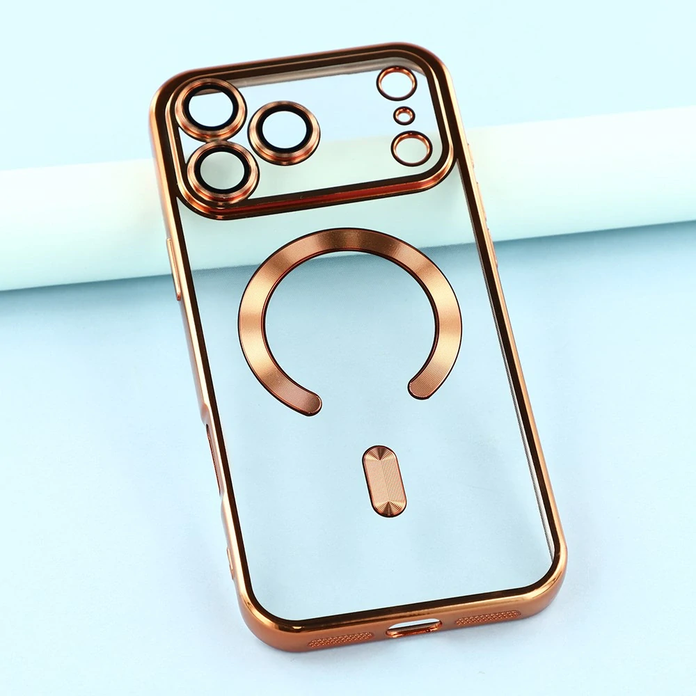 Kryt na iPhone 17 Pro Max s podporou MagSafe oranžový