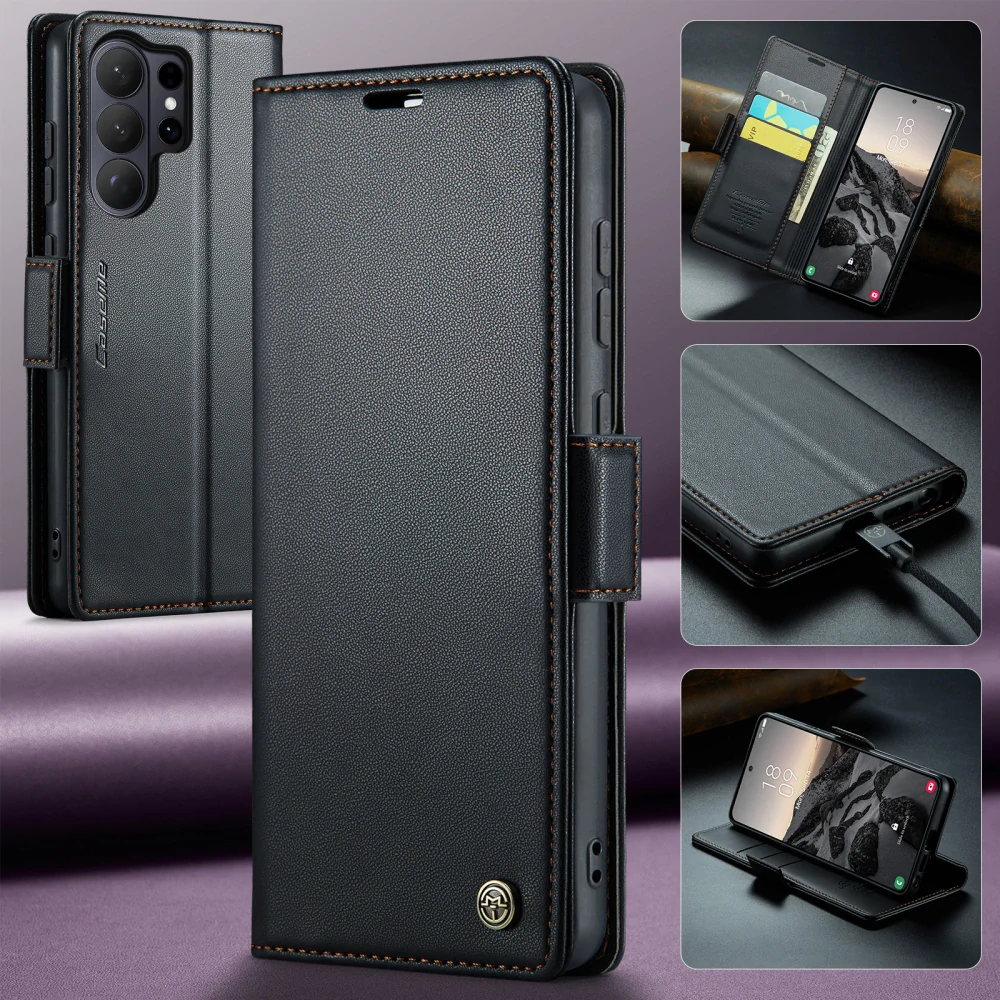Puzdro na Samsung Galaxy S26 Ultra CASEME smooth čierne
