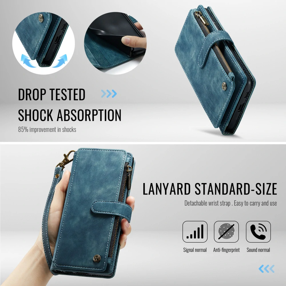 Puzdro na Samsung Galaxy S26 CASEME Deluxe modré