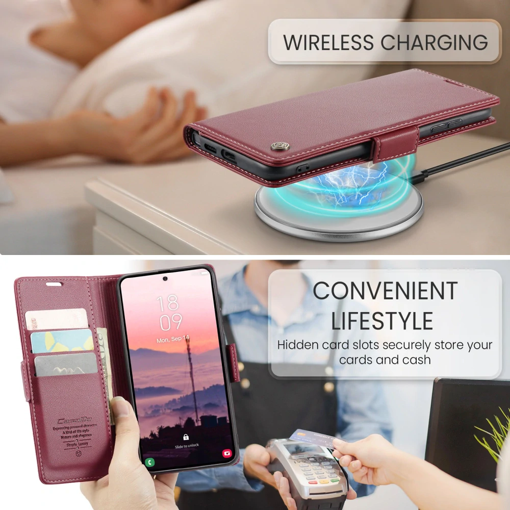 Puzdro na Samsung Galaxy S26 Ultra CASEME smooth červené