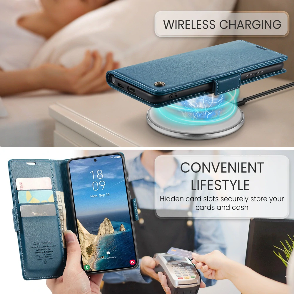 Puzdro na Samsung Galaxy S26 Ultra CASEME smooth zelené