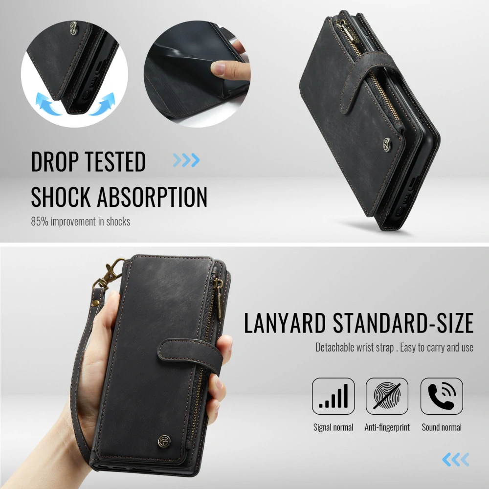 Puzdro na Samsung Galaxy S26 Ultra CASEME Deluxe čierne