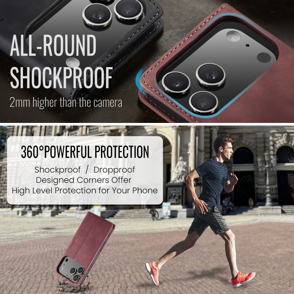 Puzdro CASEME pre iPhone 17 Pro červené
