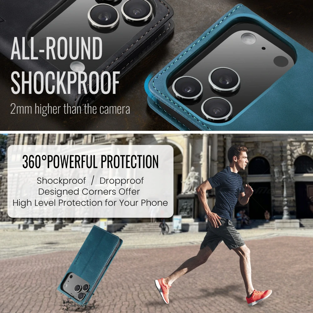 Puzdro CASEME pre iPhone 17 Pro modré