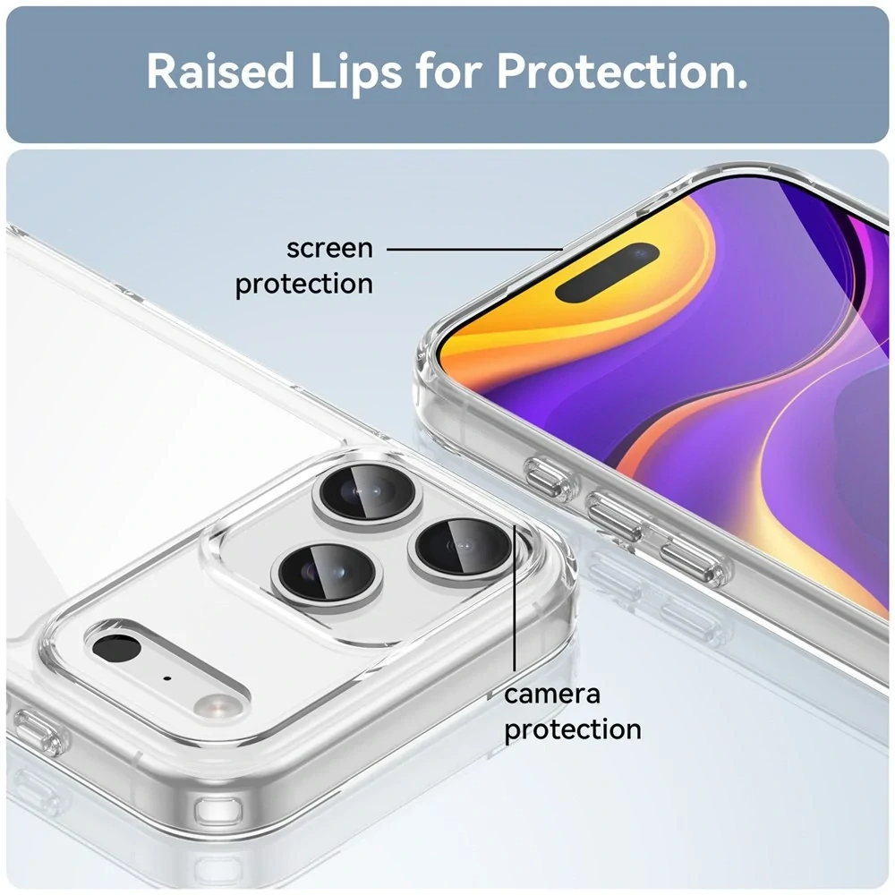 Kryt na iPhone 17 Pro Max odolný číry
