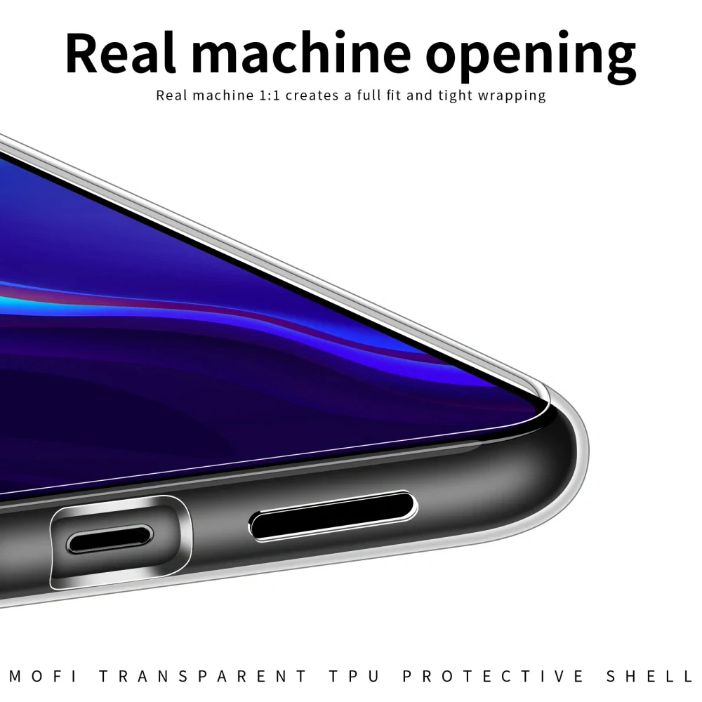 Kryt na iPhone 17 Pro Max gumový Mofi číry