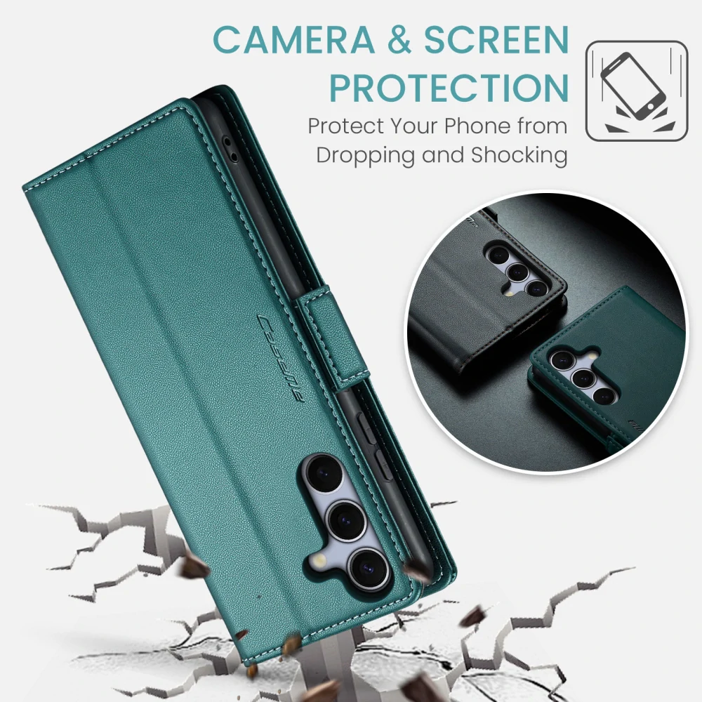 Puzdro na Samsung Galaxy S25 FE CASEME smooth zelené