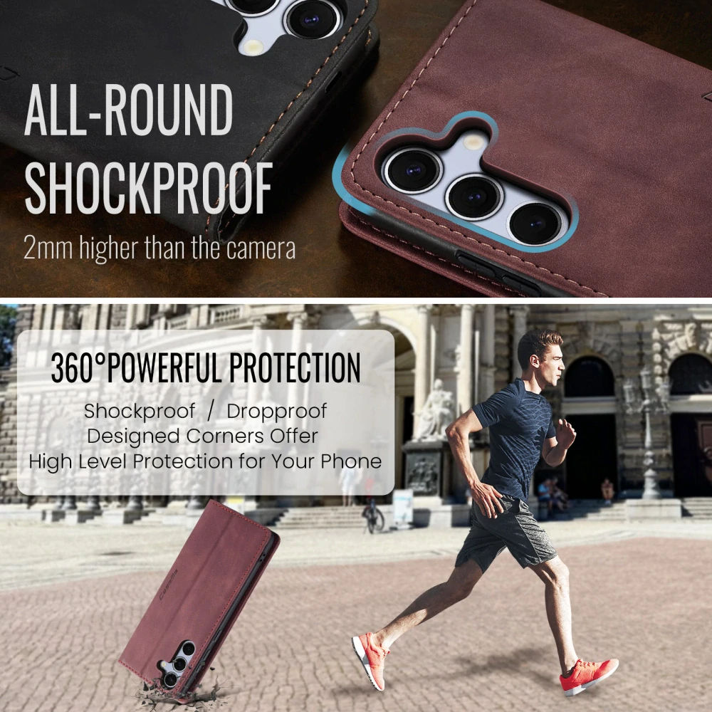 Puzdro na Samsung Galaxy S25 FE CASEME červené