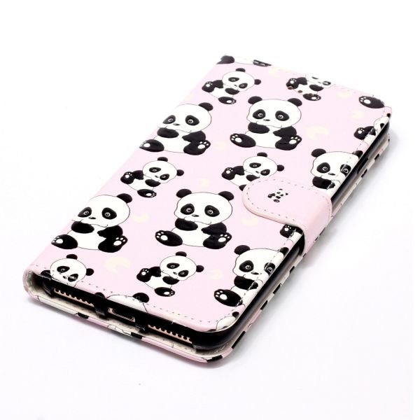 Puzdro na iPhone 7 Plus / 8 Plus Panda ružové