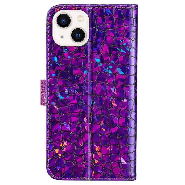 Puzdro pre iPhone 14 Glitter fialové