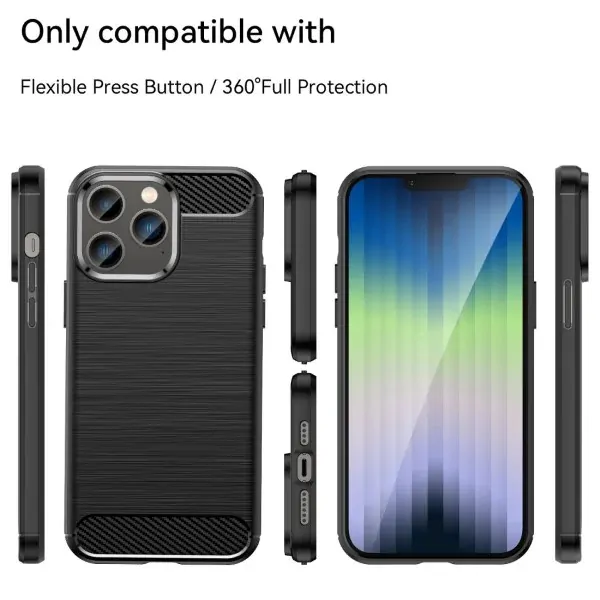 Kryt na iPhone 14 Pro Carbon čierny