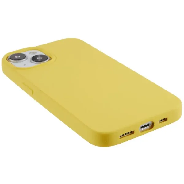 Kryt na iPhone 14 Plus gumový žltý