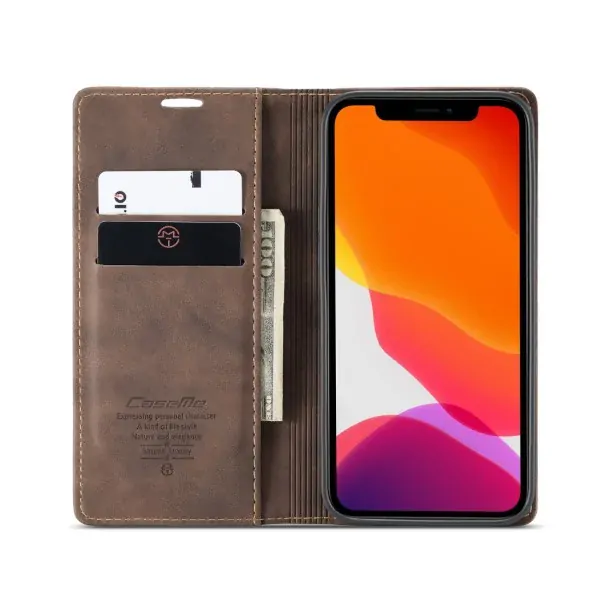 Púzdro pre 12 / 12 Pro CASEME hnedé