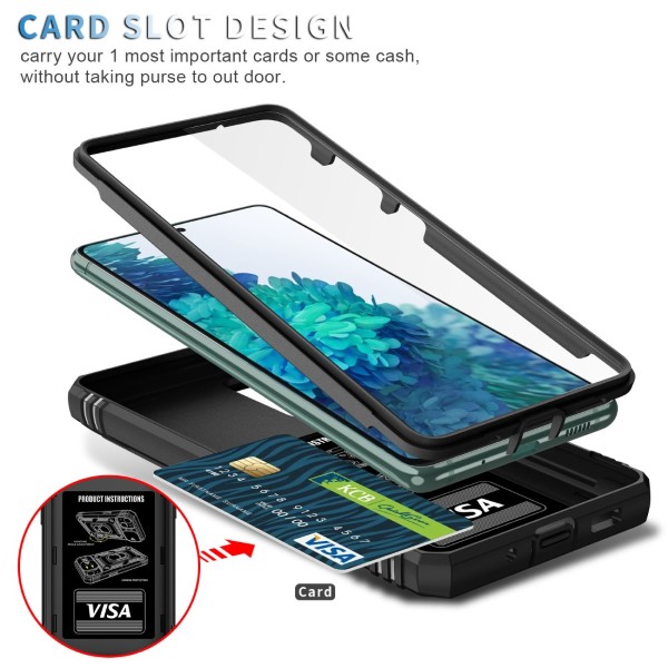 Kryt na Samsung Galaxy S20 FE odolný s krytkou na fotoaparát černý