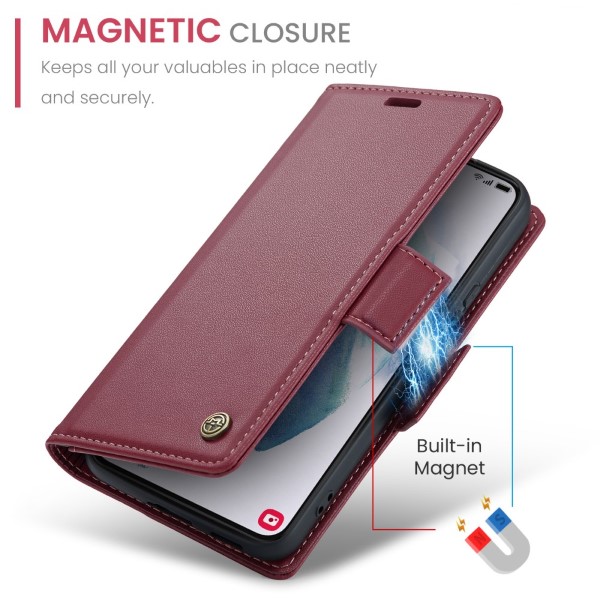 Puzdro na Samsung Galaxy S21 CASEME smooth červené