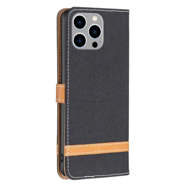 Púzdro na iPhone 14 Pro Max Jeans čierne