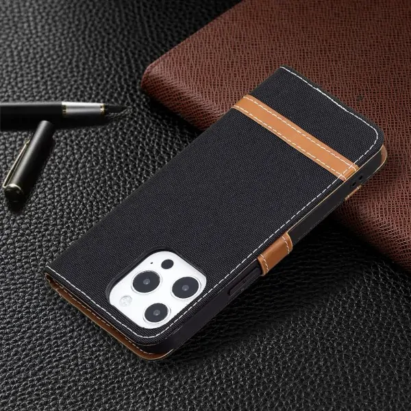 Púzdro na iPhone 13 Pro Max Jeans čierne